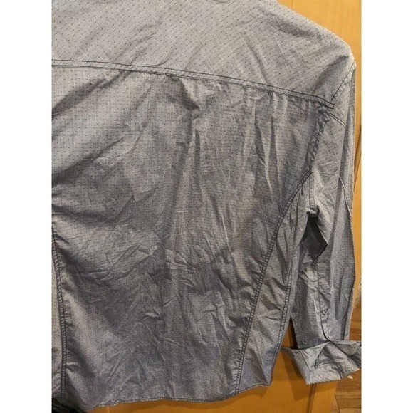 JB Holt Mens Long‎ Sleeve Shirt Gray Size XL Button Down extra large tailored - Picture 4 of 4